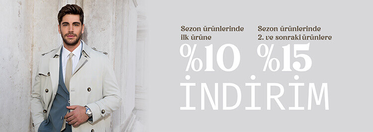 Sepette İlk Ürün %10 Sonraki Ürünlerde %15 İndirim