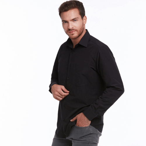 Siyah Gömlek ve Jean Kombinasyonları