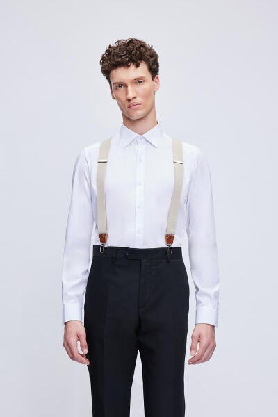 Bej Pantolon Askısı - Hatemoğlu