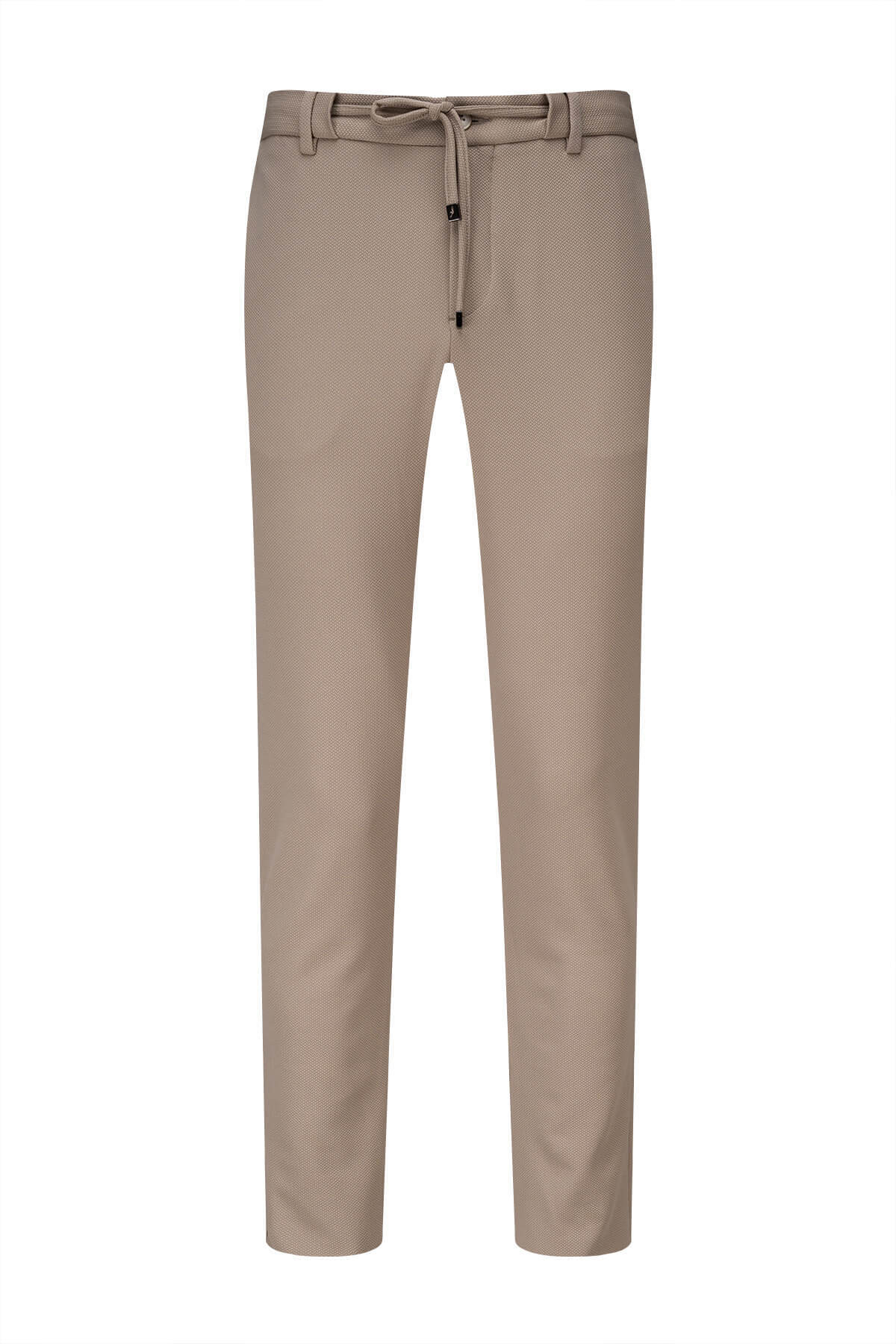 Bej Rahat Kesim Yandan Cepli Jogger Pantolon