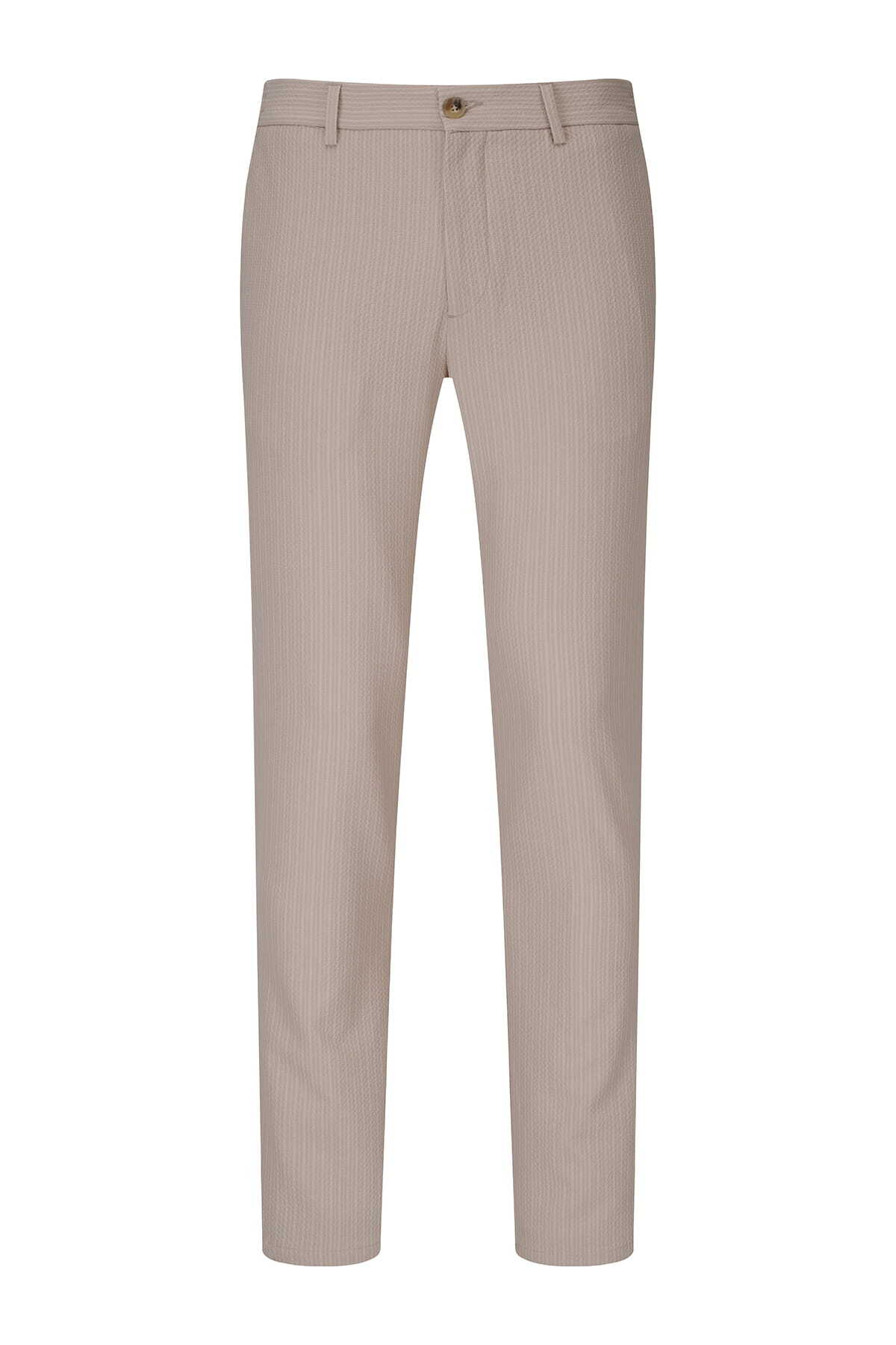 Bej Rahat Kesim Yandan Cepli Jogger Pantolon