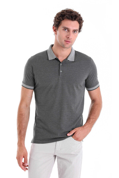 Haki Regular Fit Pamuklu Polo Yaka Tişört