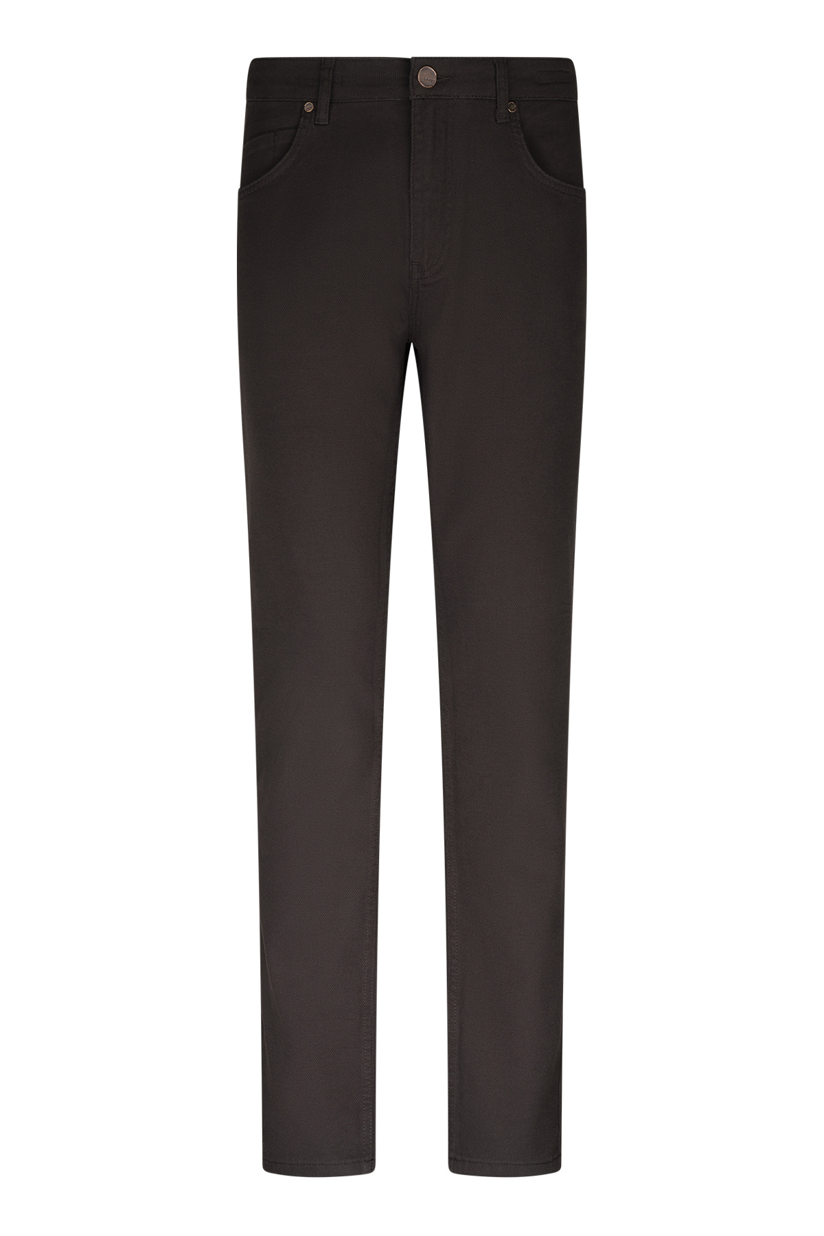 Kahverengi Regular Fit 5 Cep Pamuklu Kanvas Pantolon