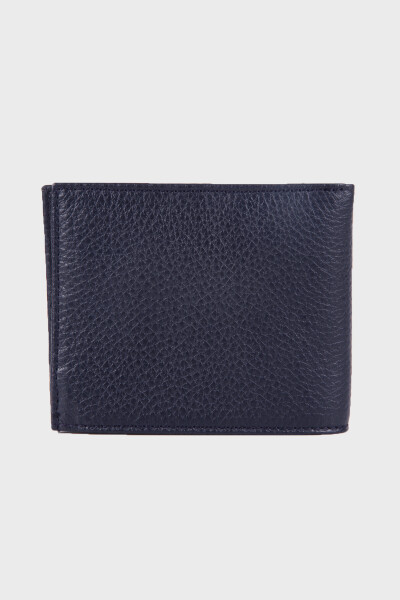 Lacivert %100 Deri Cüzdan - HATEM SAYKI