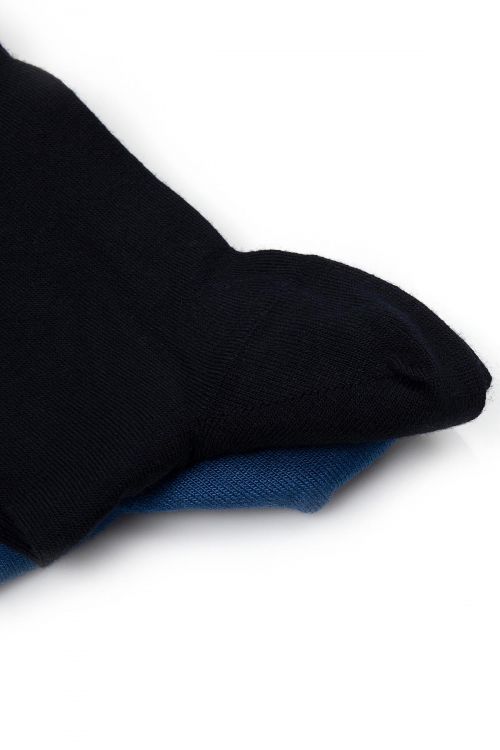 Hatemoğlu Lacivert - Mavi Basic Çorap. 2