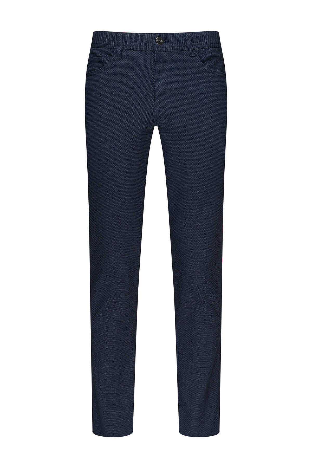 Lacivert Regular Fit 5 Cep Pamuklu Kot Pantolon