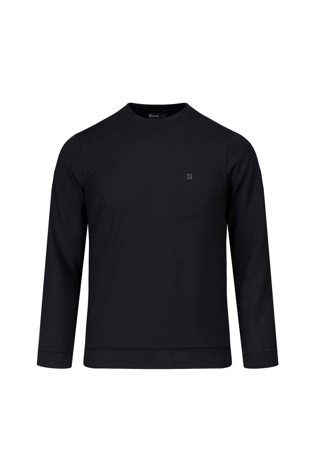 Lacivert Regular Fit Bisiklet Yaka Sweatshirt