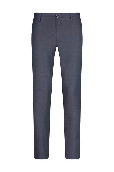 Lacivert Regular Fit Yandan Cepli Pamuklu Jogger Pantolon