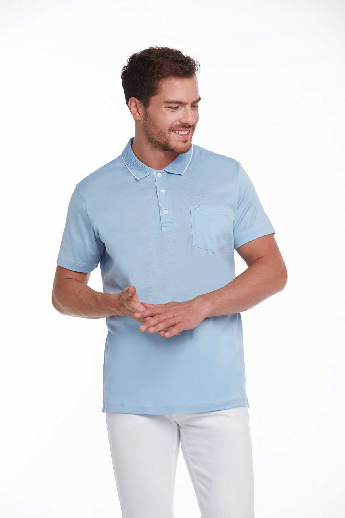 Mavi Regular Fit Merserize Polo Yaka %100 Pamuk Tişört