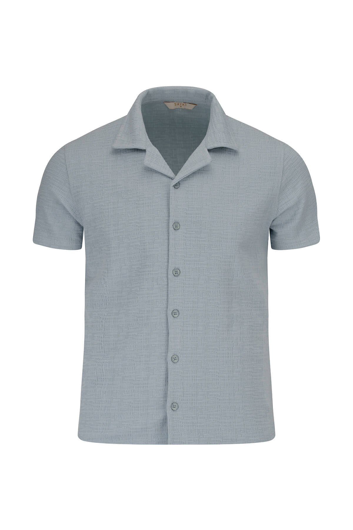 Mavi Regular Fit Apaş Yaka Gömlek