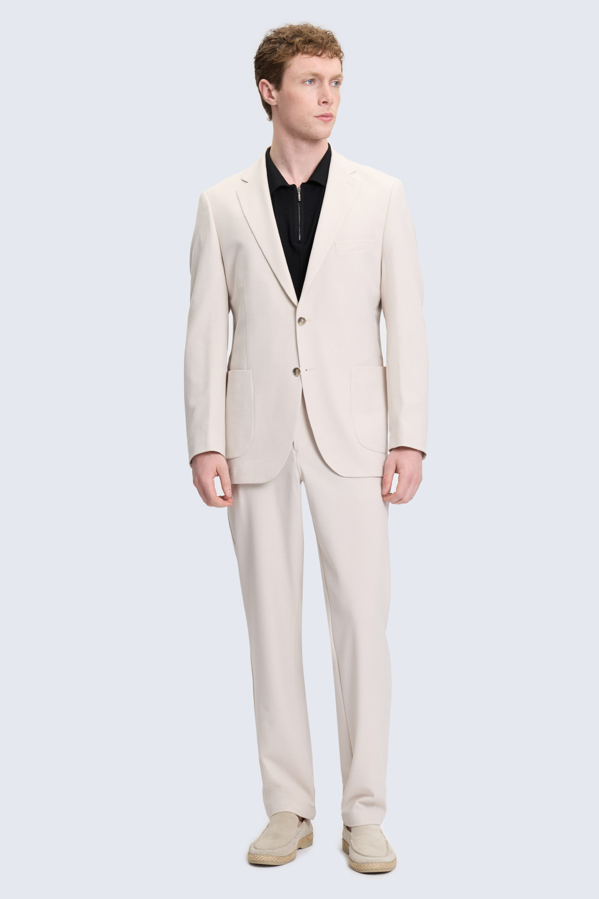 Taş Slim Fit Mono Yaka Casual Takım Elbise
