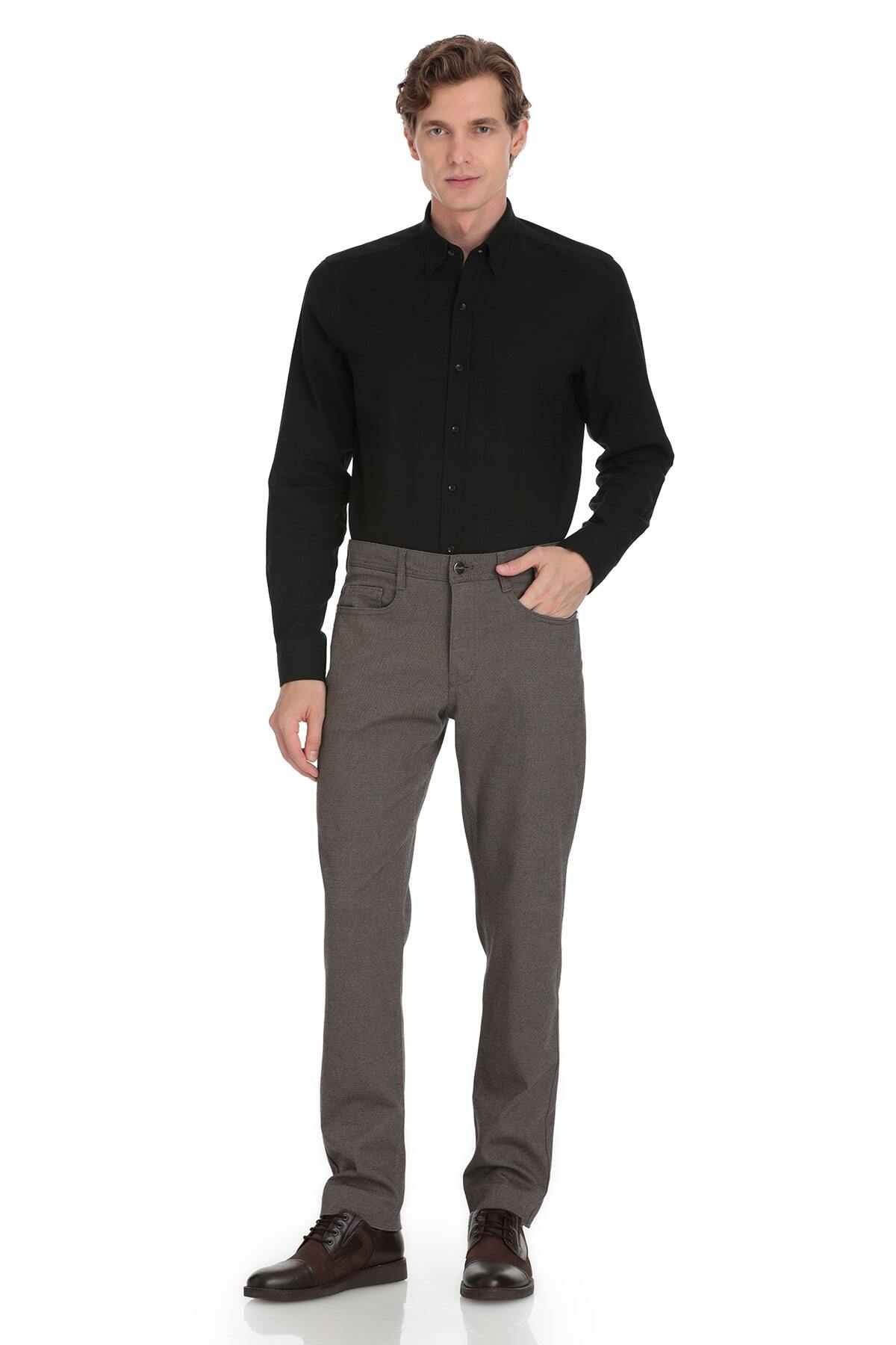 Vizon Regular Fit 5 Cep Pamuklu Kot Pantolon