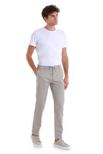 Vizon Regular Fit Desenli Yandan Cep Pamuklu Jogger Pantolon - Hatemoğlu